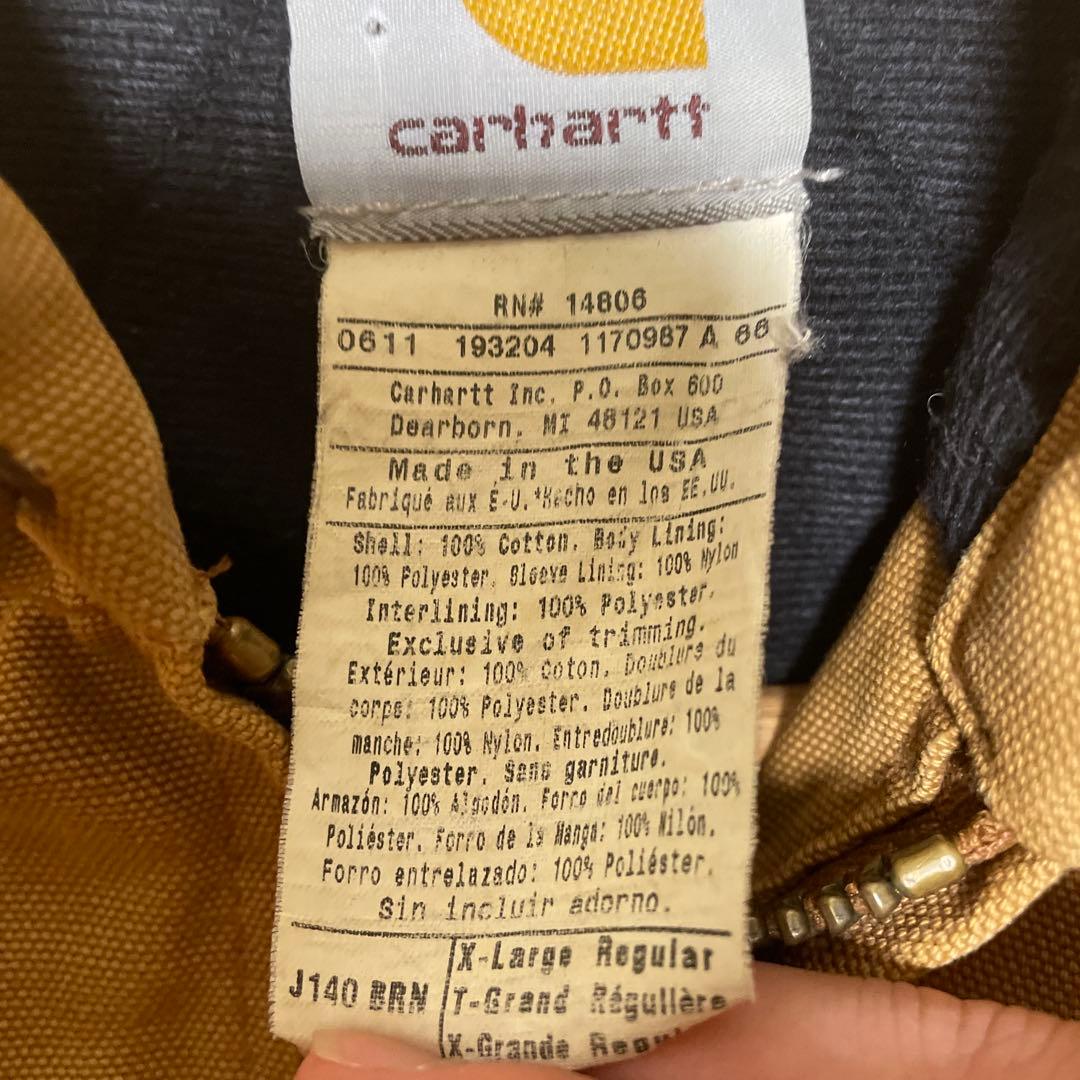 USA製Carhartt アクティブジャケット