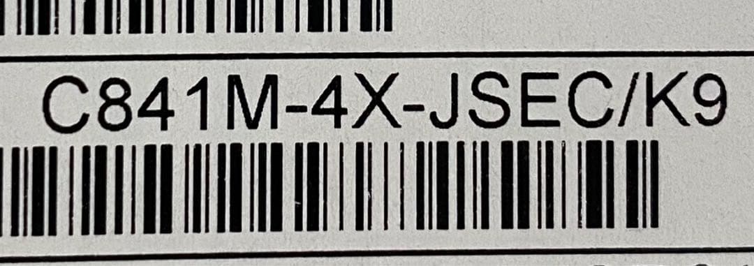 新品未開封Cisco 841M Jシリーズ C841M-4X-JSEC/K9