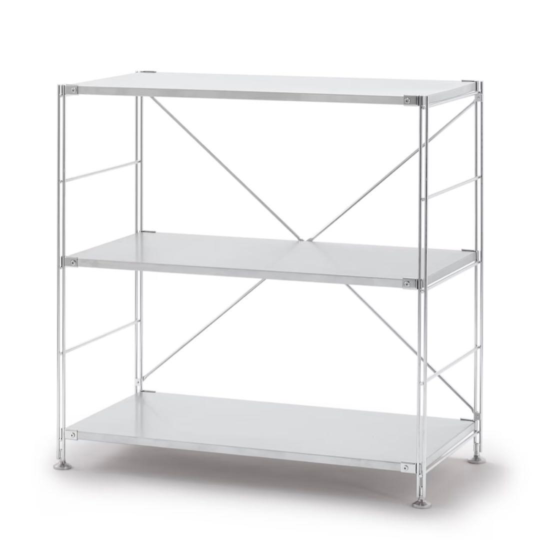 【受け渡し限定】無印良品　ステンレス　ユニット　シェルフ