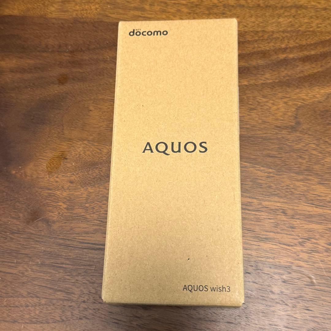 【新品】AQUOS wish3 ブラック 64GB docomo SH-53D