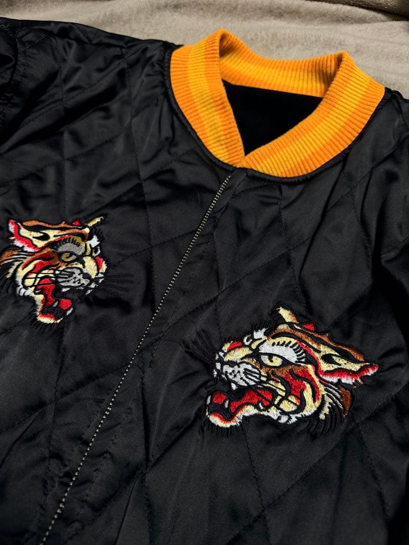 ２面用 Ed Hardy XLARGE 別珍 日本限定 スカジャン unisex