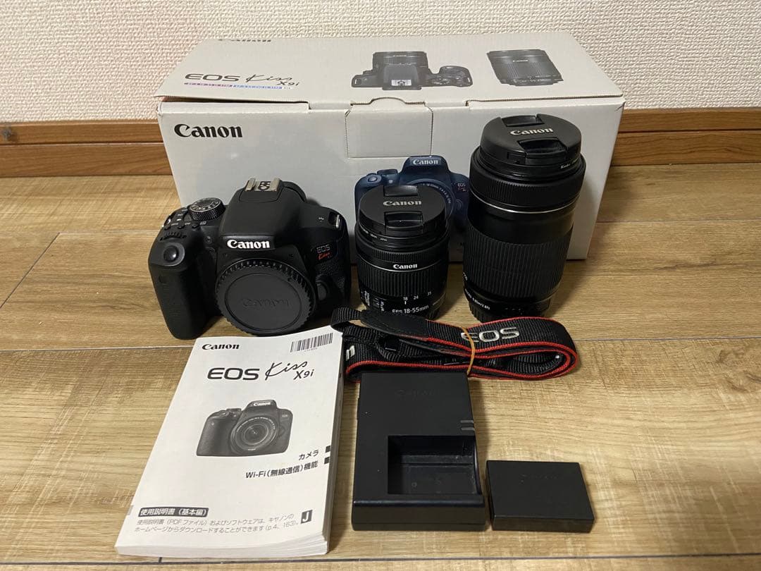 Canon EOS Kiss x9i ダブルズームキット レンズ付き