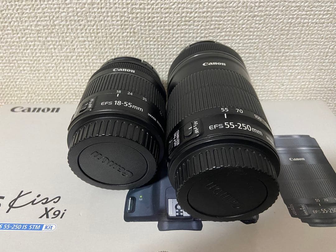 Canon EOS Kiss x9i ダブルズームキット レンズ付き
