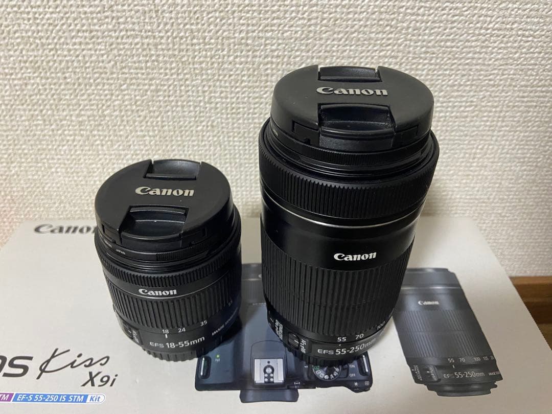 Canon EOS Kiss x9i ダブルズームキット レンズ付き