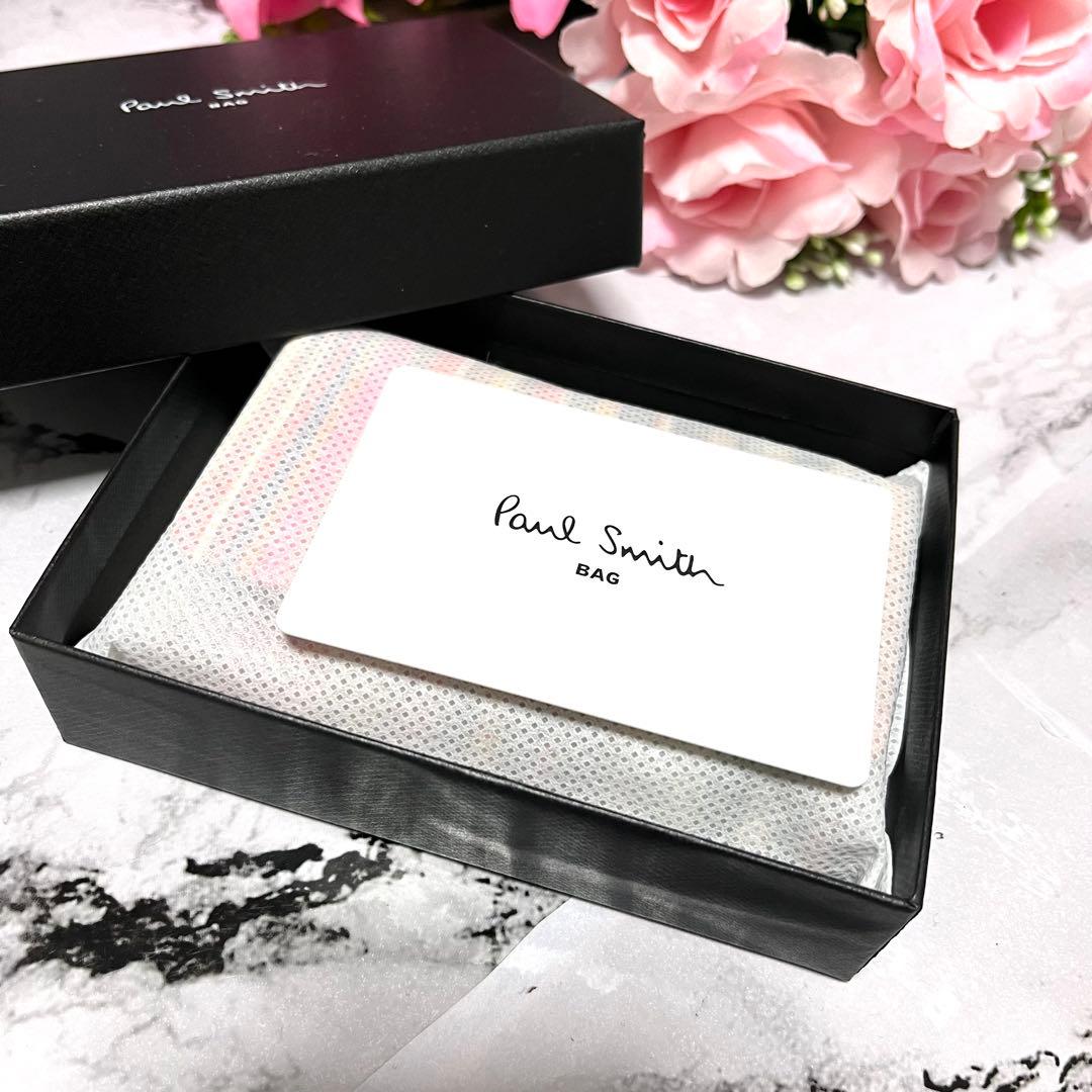 【未使用品】ポールスミス 名刺入れ クロスオーバー マルチカラー カードケース
