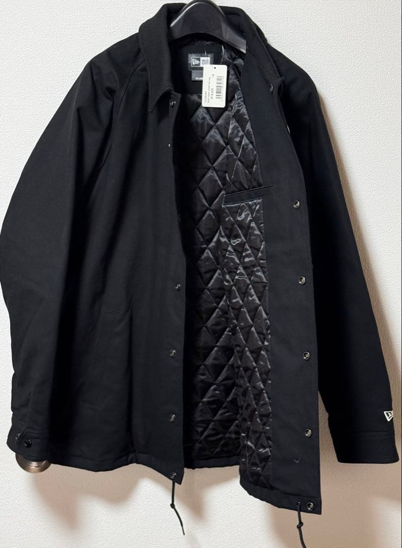 XXL ニューエラ DUCK COACH JACKET BLK コーチジャケット