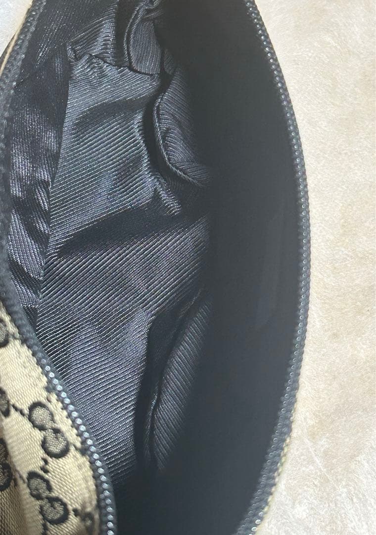 GUCCI キャンバス アクセサリーポーチ バッグ