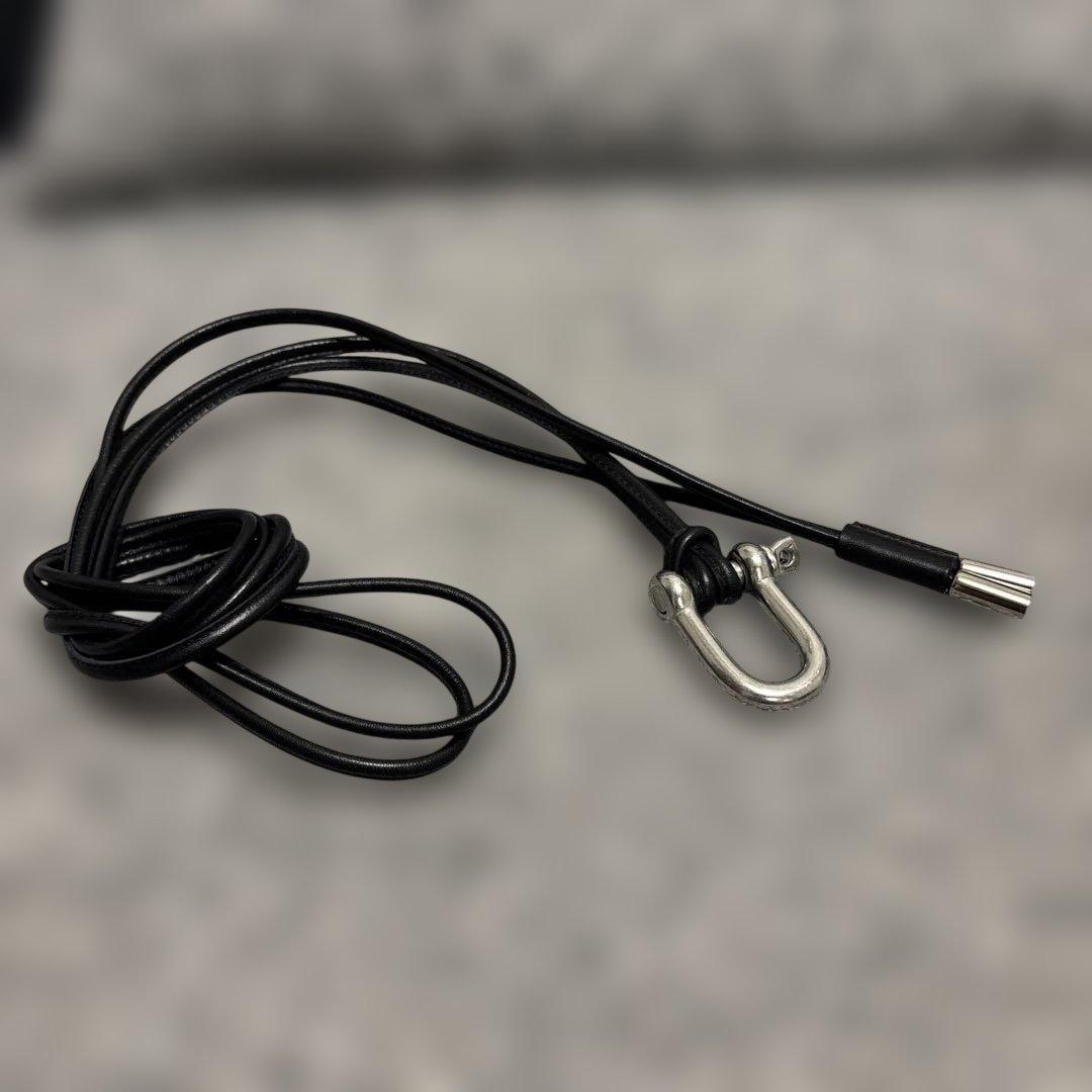 【美品】ANCELLM レザーロープベルト　2025AW