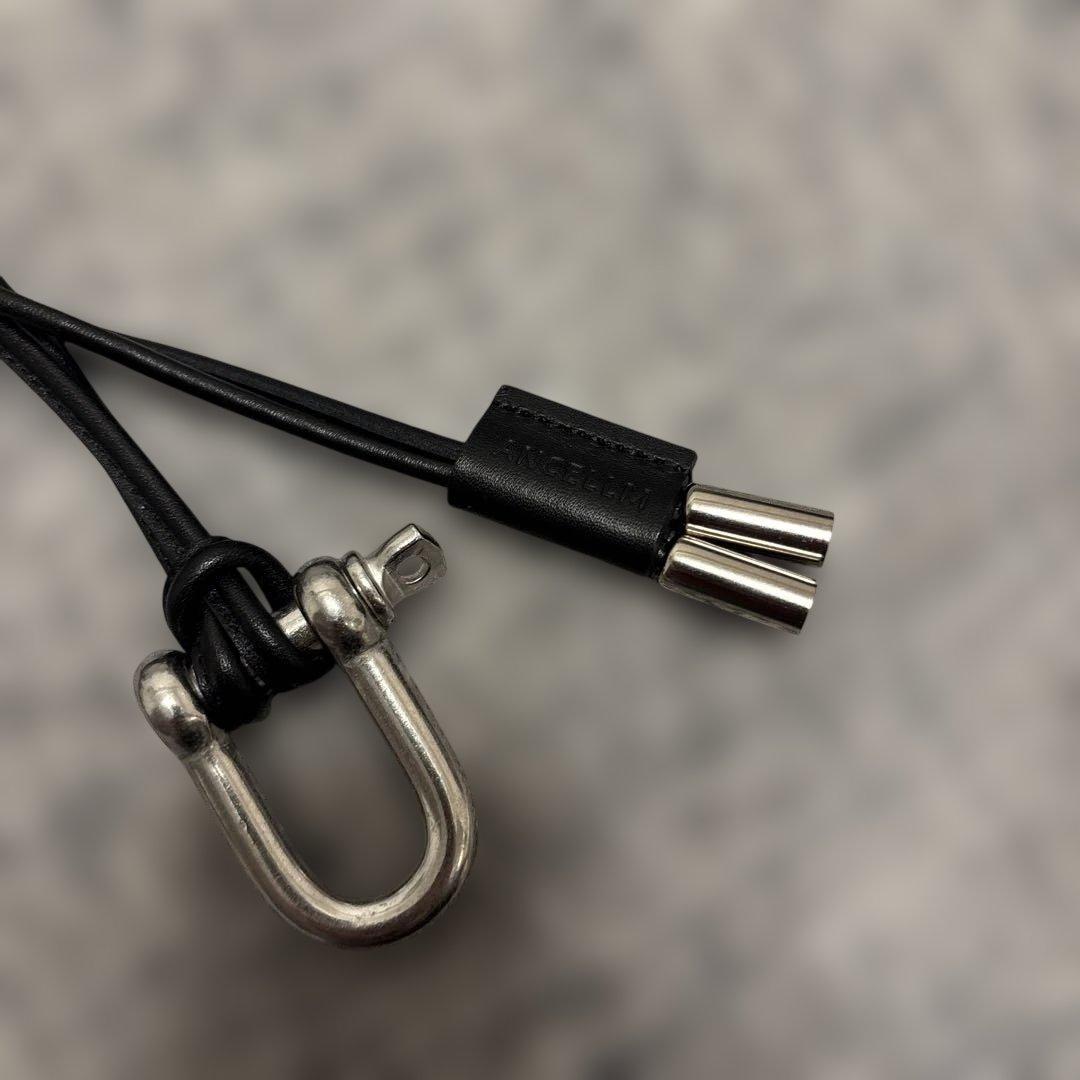 【美品】ANCELLM レザーロープベルト　2025AW