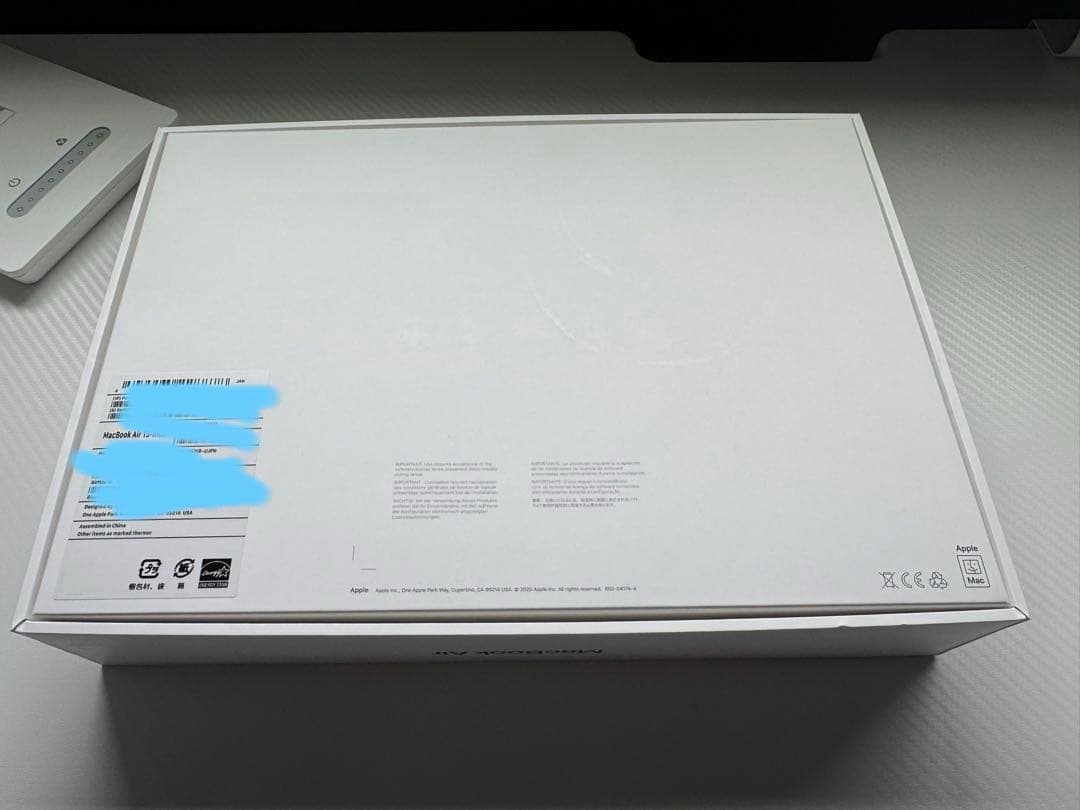 MacBook Air M1 16GB／512GB スペースグレイ