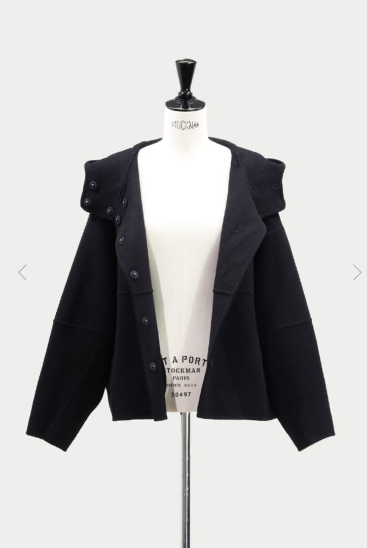 machatt マチャットリバーウールフーディー 新品 タグ付き ブラック