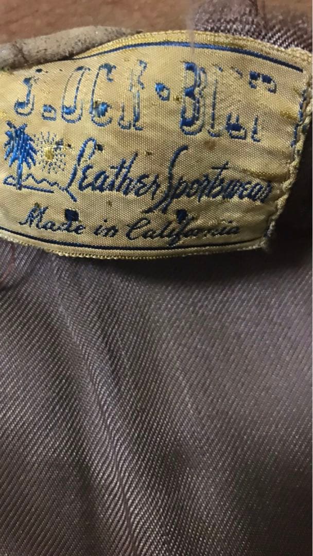 40s BLOCK BILT ヌバック レザージャケット ライダース コサック