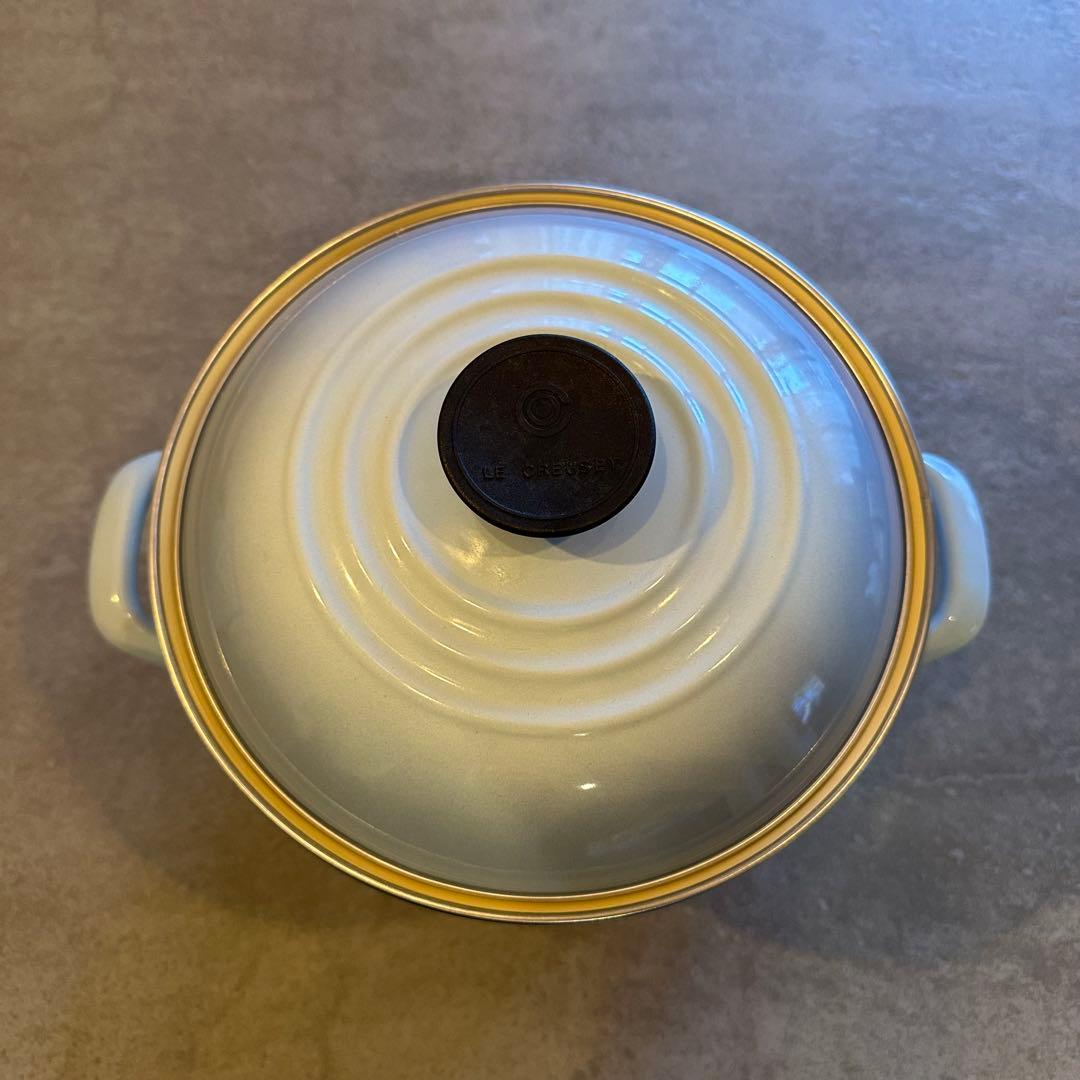 LE CREUSET 両手鍋 ライトブルー