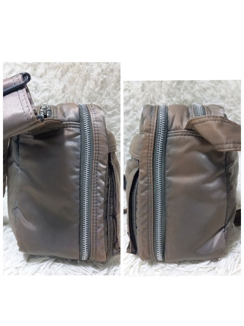 PORTER　TANKER　二層式　ショルダーバッグ　L　タンカー　グレー