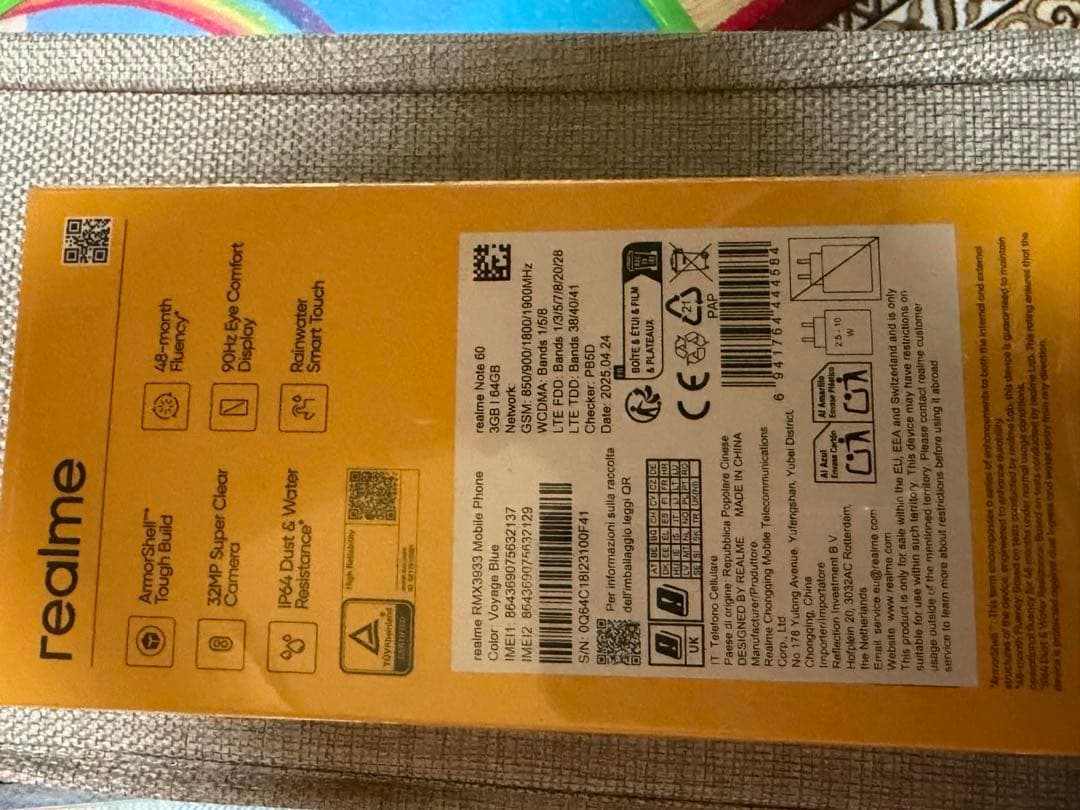 realme Note 60 3/64GB 6.6インチ新品未開封未使用