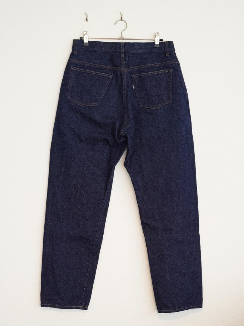 美品 YAECA 定番ワイドテーパード デニムパンツ ジーンズ 10-13WW