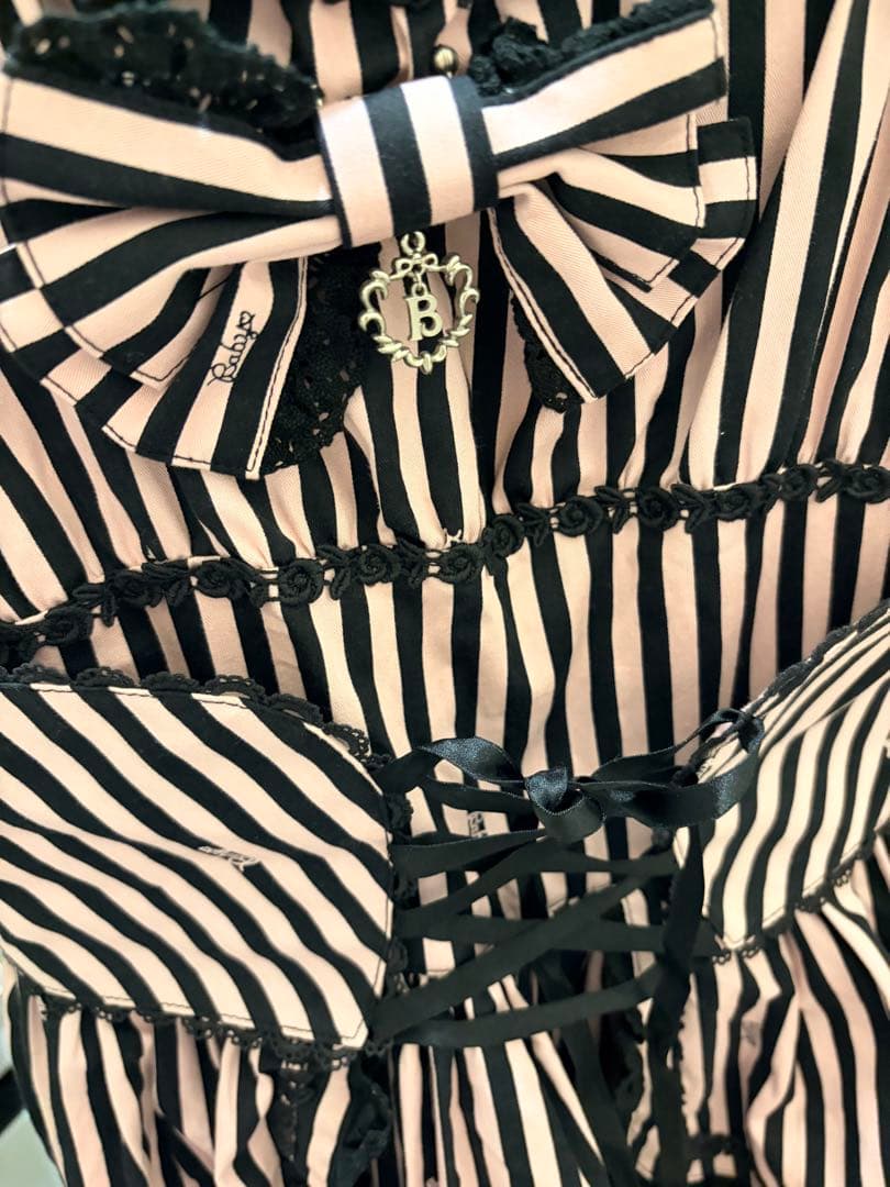 BABY ジェラートJSK 黒×ピンク