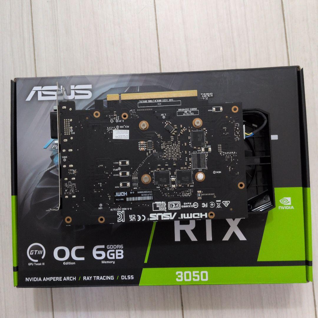 グラフィックボード・グラボ・ビデオカード ASUS DUAL-RTX3050-O6G