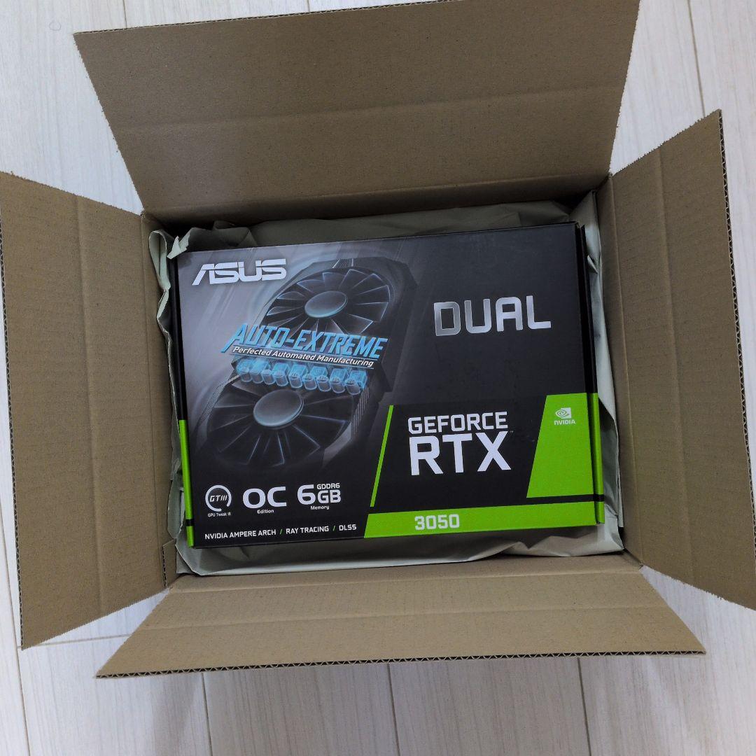 グラフィックボード・グラボ・ビデオカード ASUS DUAL-RTX3050-O6G