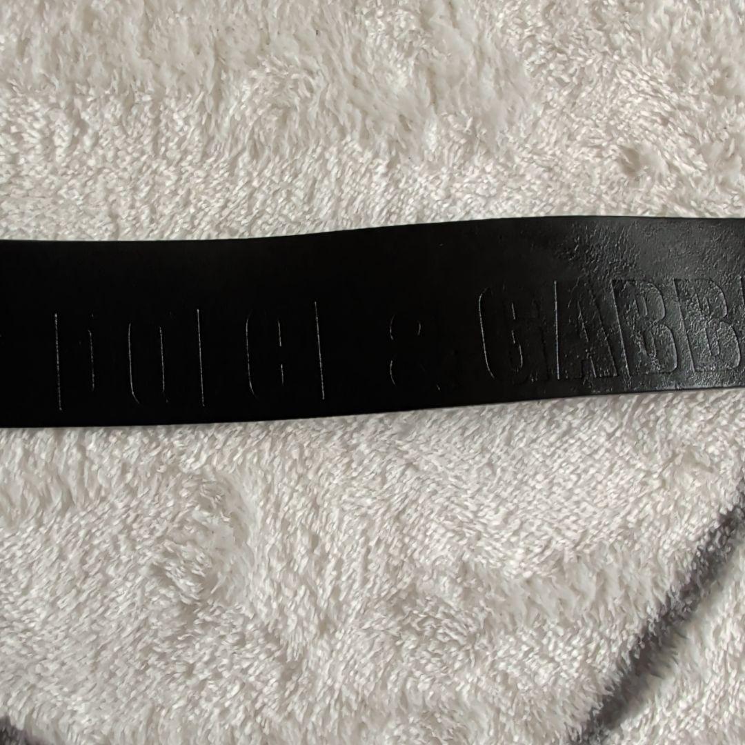 DOLCE&GABBANA/ＤＧスタッズ付きレザーベルト