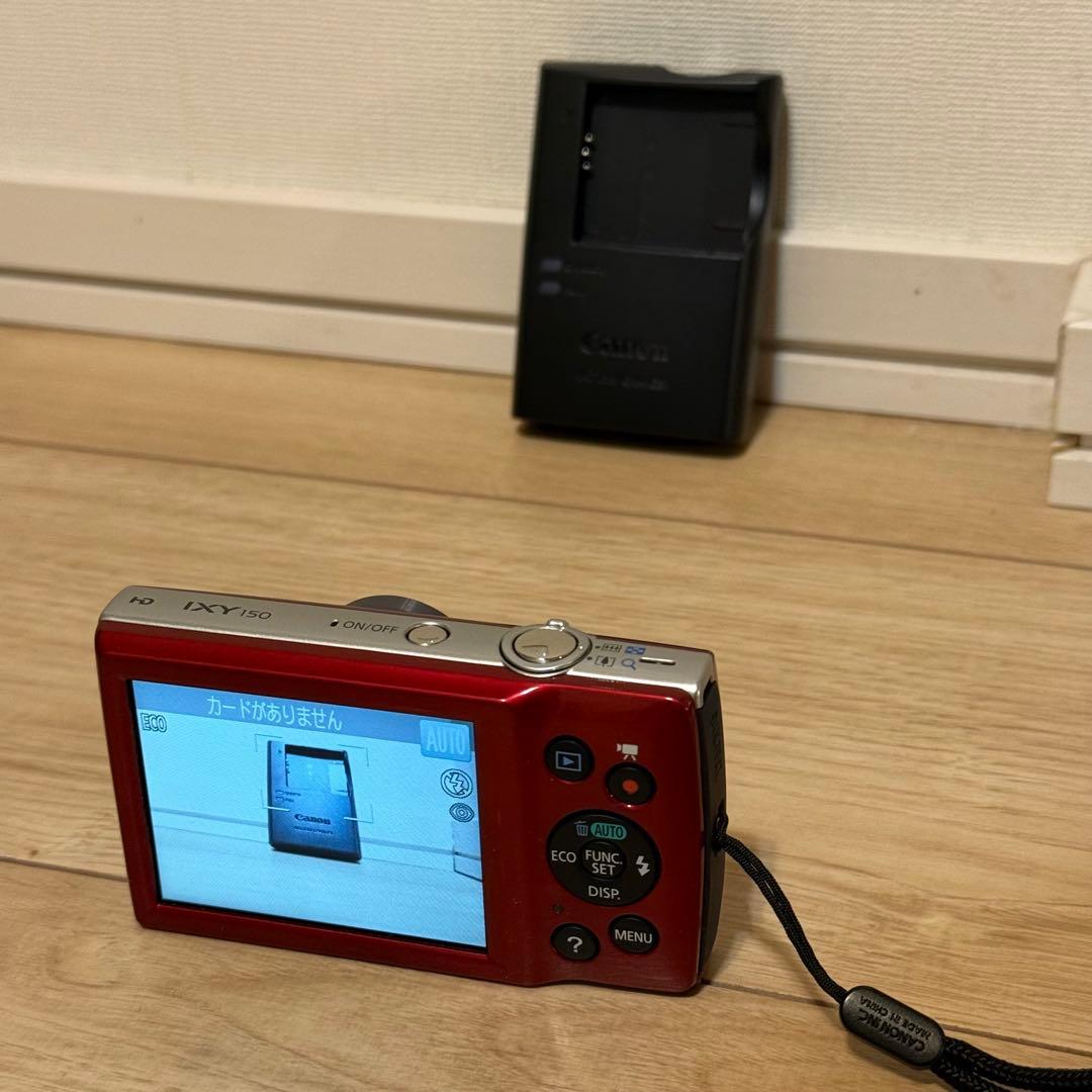 Canon キャノン IXY150 コンパクトデジタルカメラ レッド