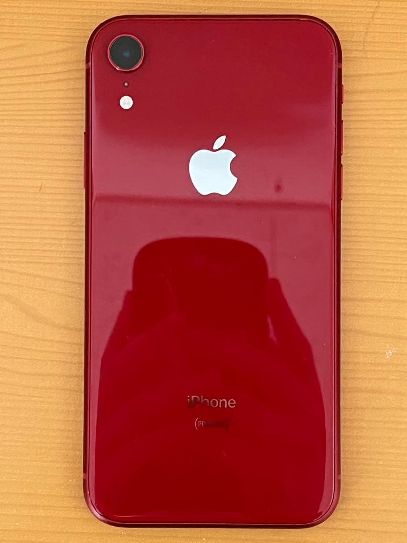 【美品】iPhoneXR 128GB レッド　SIMロック解除済み