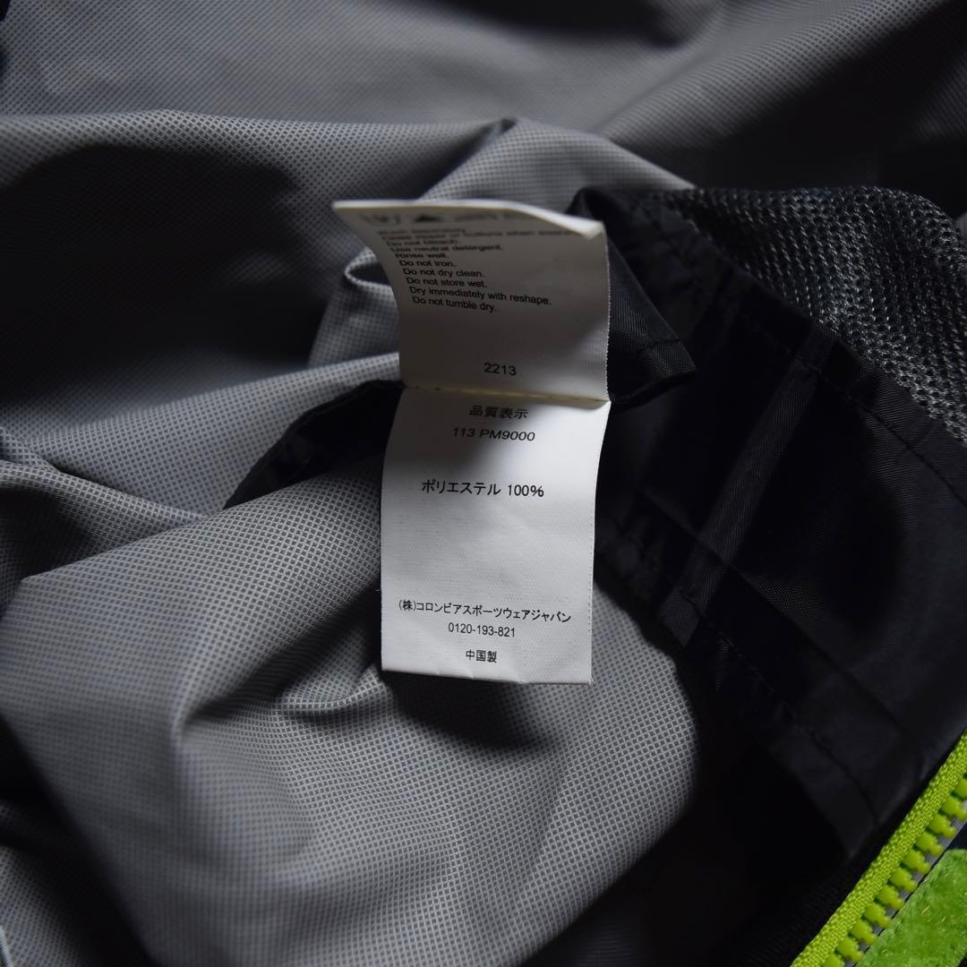 00s Columbia ナイロンシェルジャケット チェック柄 テック系 y2k