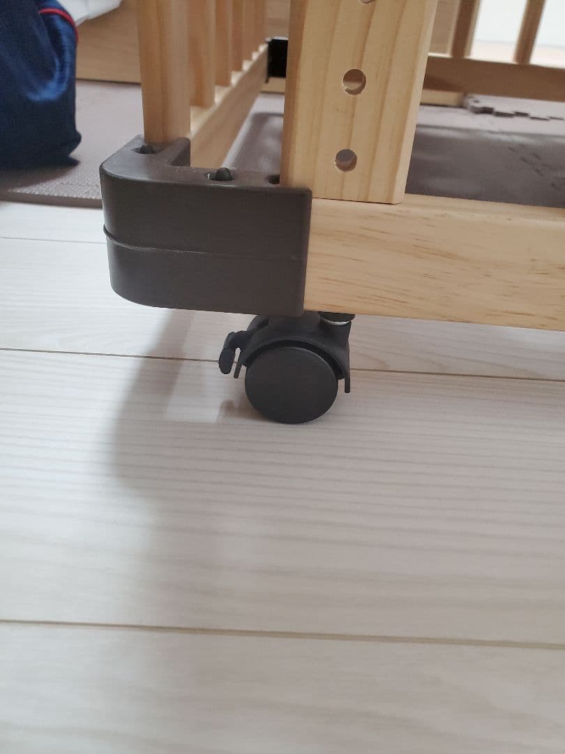 PSC・SG認証 RiZKiZ 木製ベビーベッド 使用5か月☆美品☆