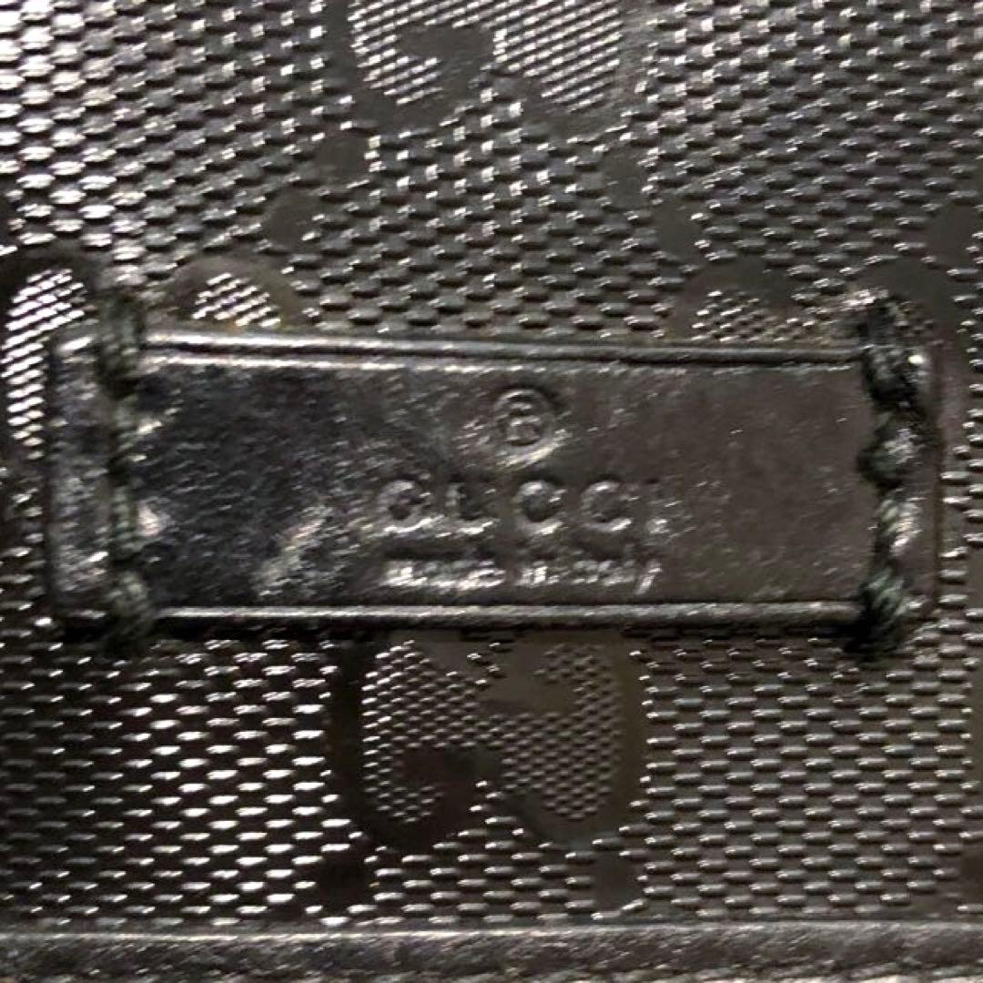 極美品✨グッチ GUCCI メッセンジャーバッグ ショルダーバッグ　ブラック