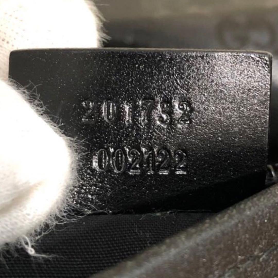 極美品✨グッチ GUCCI メッセンジャーバッグ ショルダーバッグ　ブラック