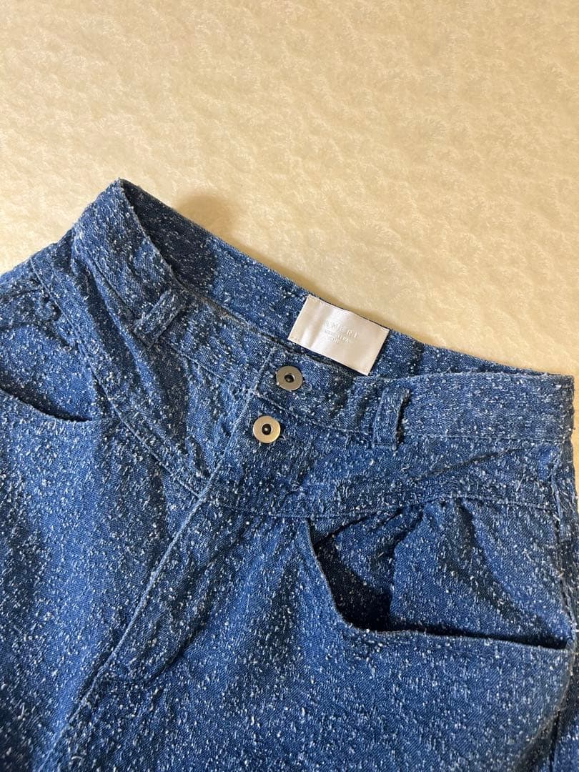 美品★ MEDI SCRATCH OVAL WIDE DENIM