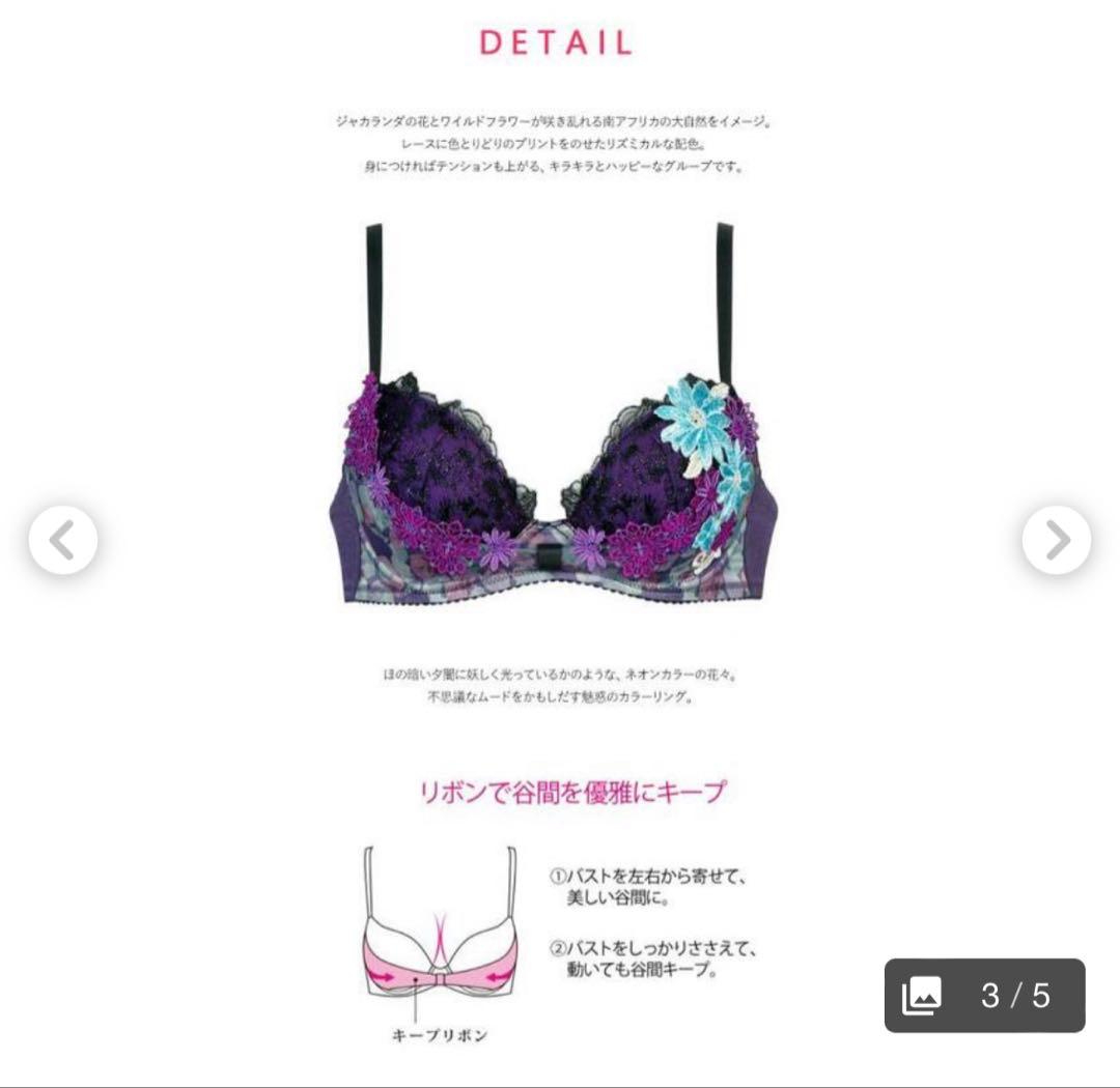 サルート Wacoal Salute 51G リボンブラ ブラショーツF70-M