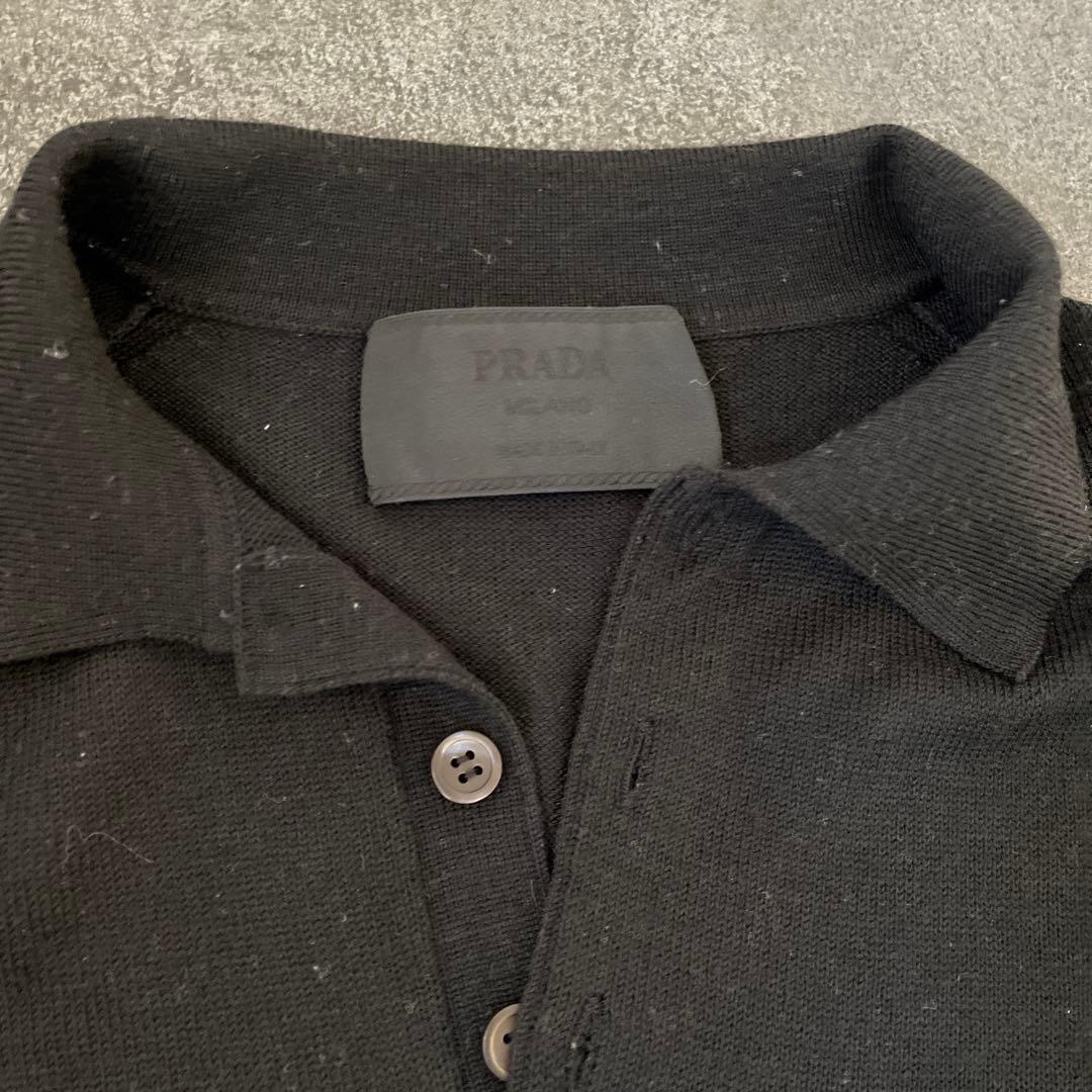 PRADA 100％ウール　ニットシャツ