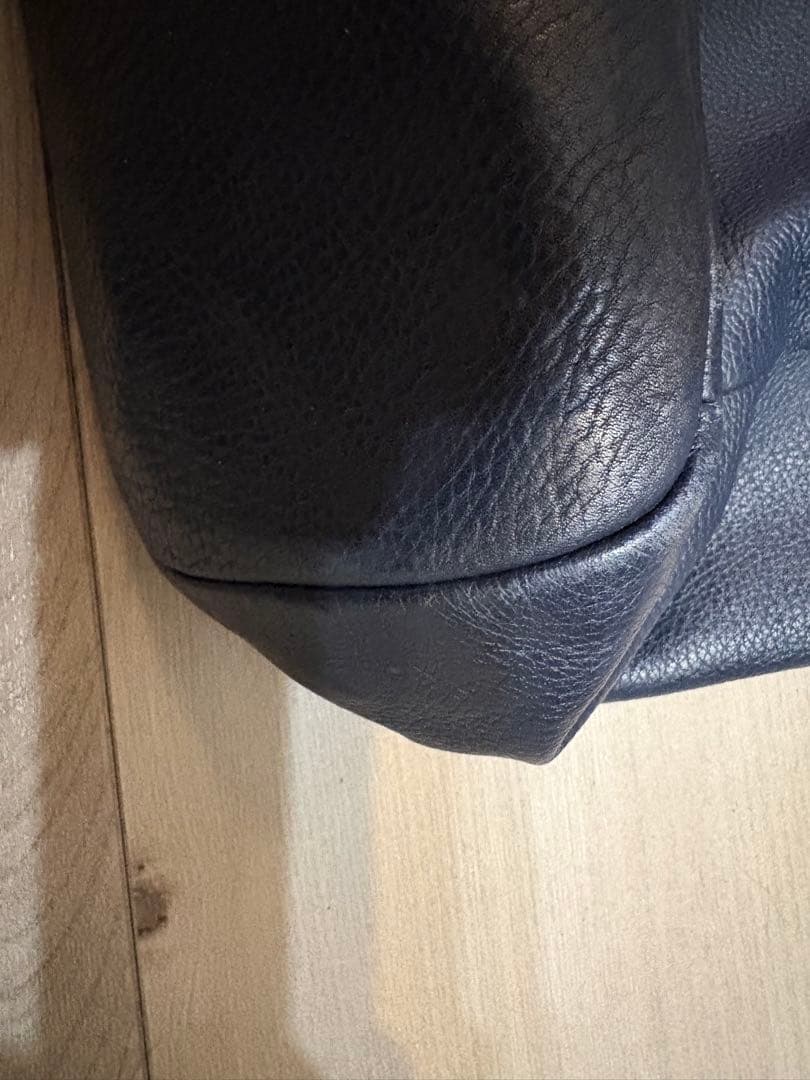 フェリージ　レザー トートバッグ ダークブルー