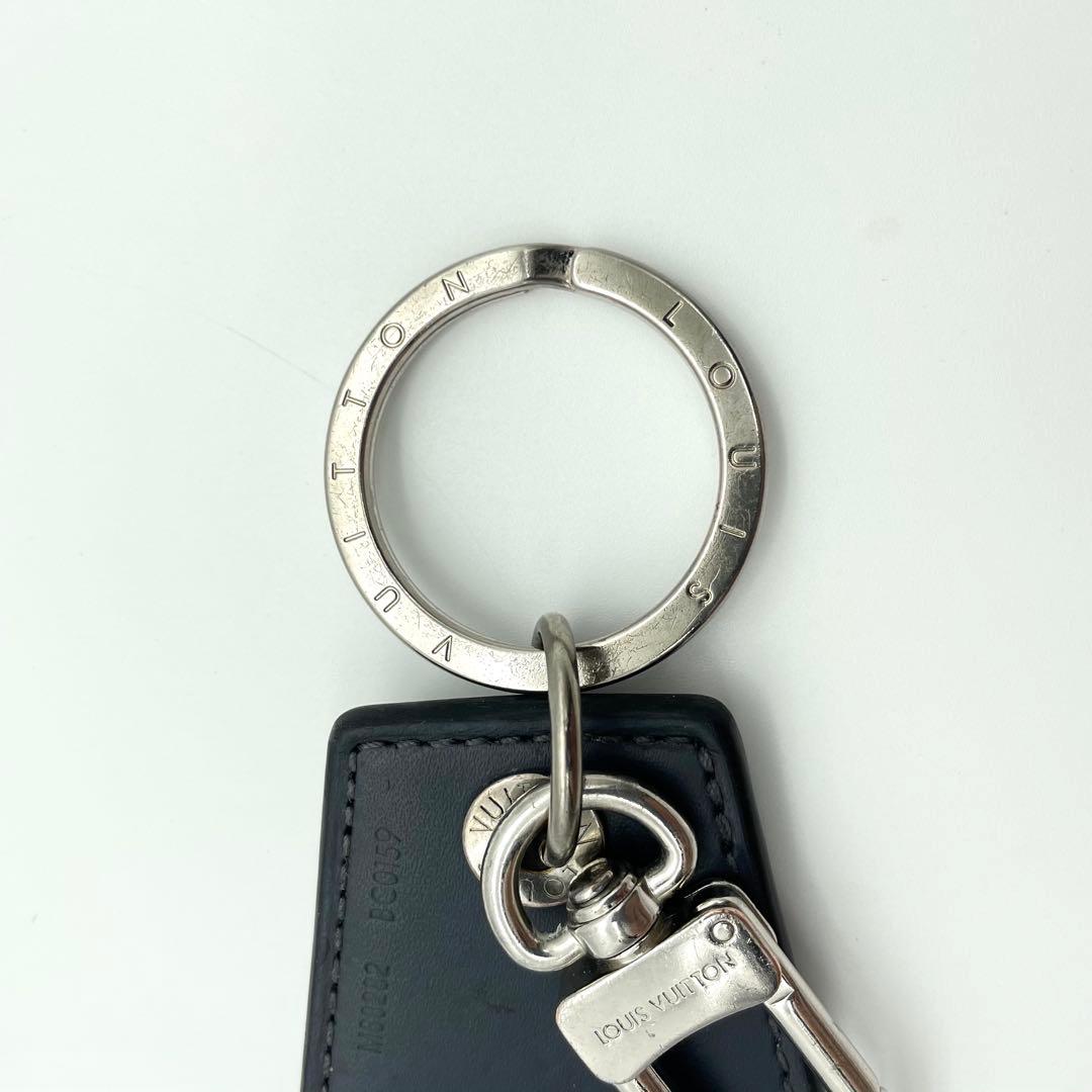 鑑定済・良品★ルイヴィトン　エピ キーホルダー アンシャッペ ブルーポップ