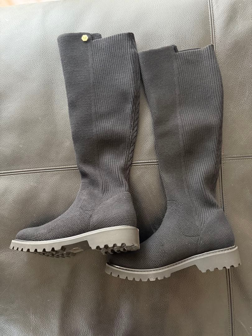 VIVAYA FILIPA 撥水加工ストレッチロングブーツ ブラック23.5cm