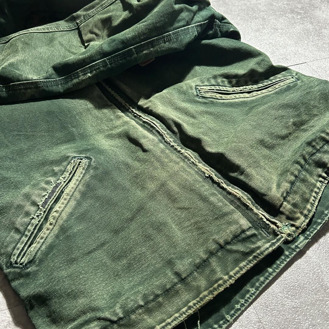 00s メキシコ製USA生地 グリーン カーハート アクティブジャケット