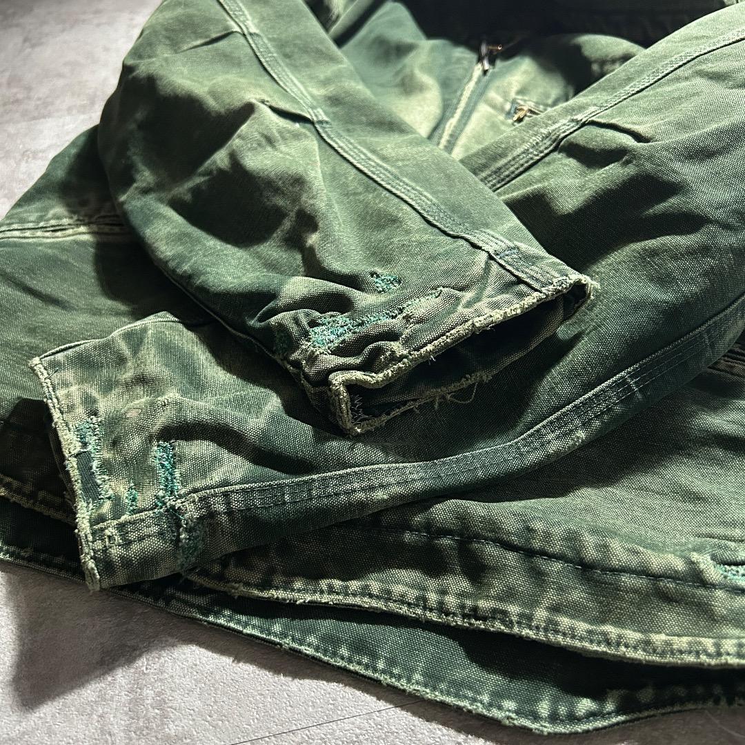 00s メキシコ製USA生地 グリーン カーハート アクティブジャケット