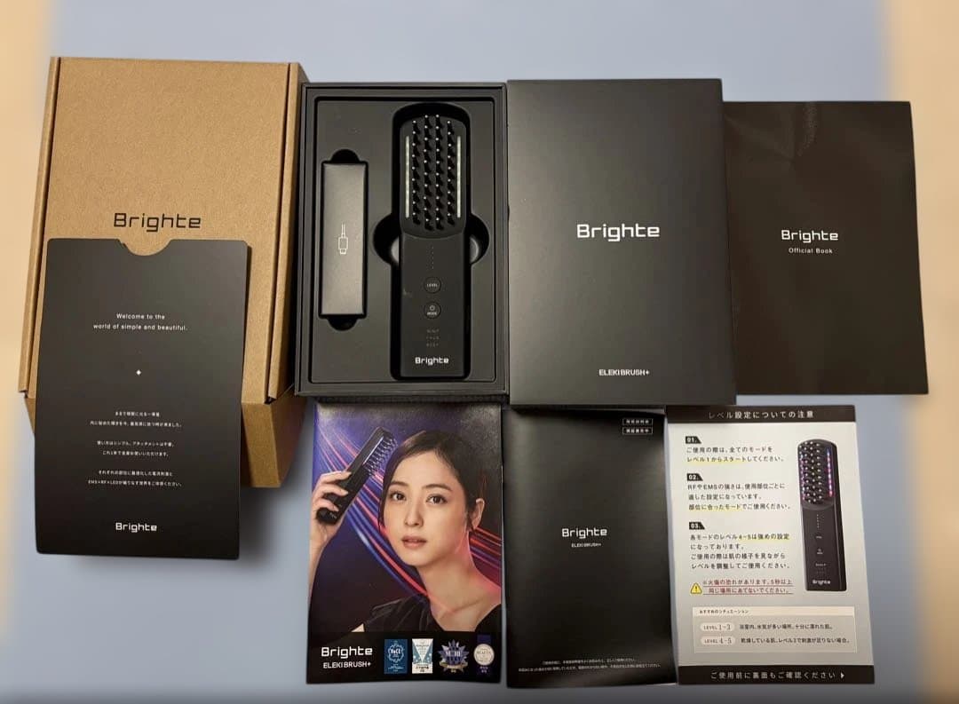 Brighte ELEKI BRUSH+ 美顔器　特典タオル付き