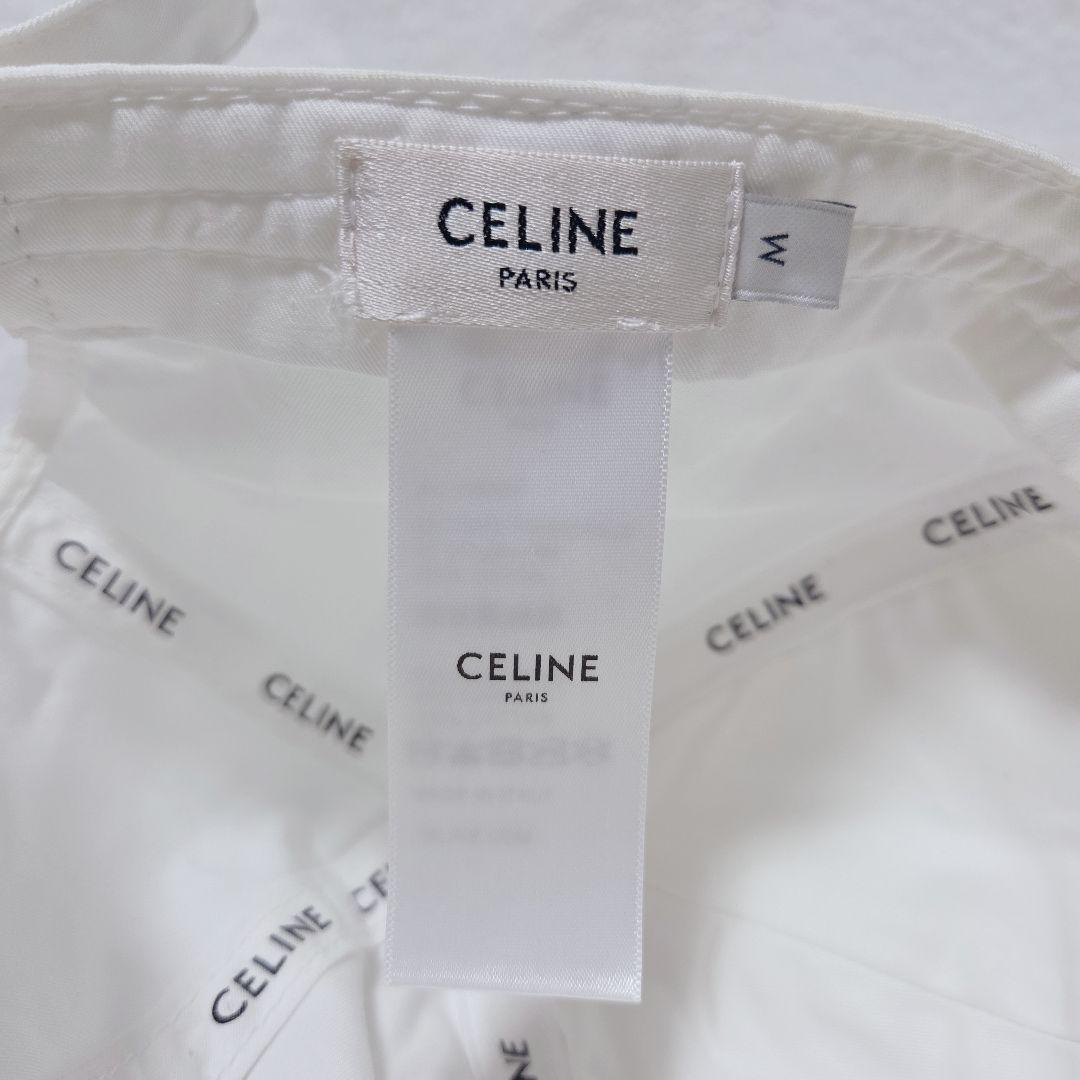 美品✨セリーヌ トリオンフ ベースボールキャップ ホワイト M