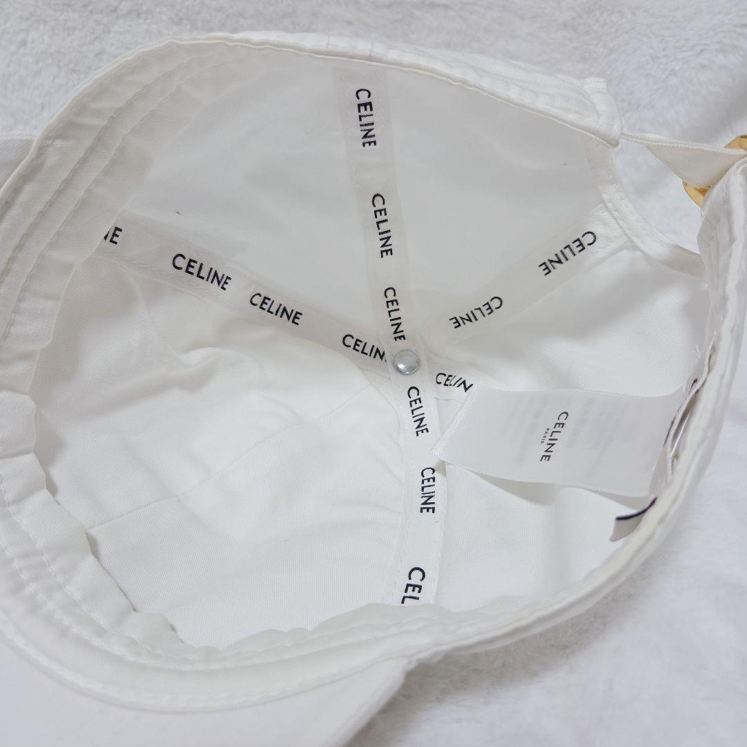 美品✨セリーヌ トリオンフ ベースボールキャップ ホワイト M