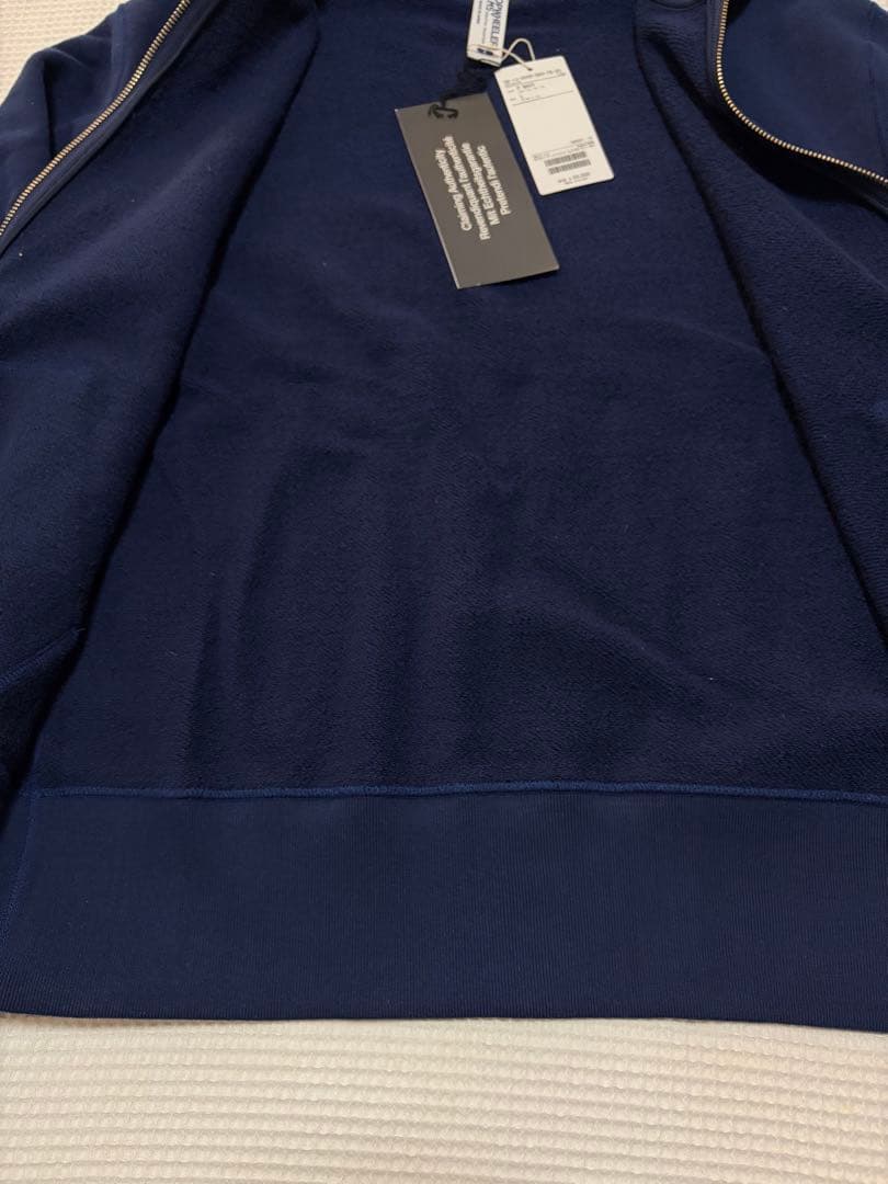 新品ループウィラー スウェットパーカー ジップアップ Beamsプラス サイズＬ