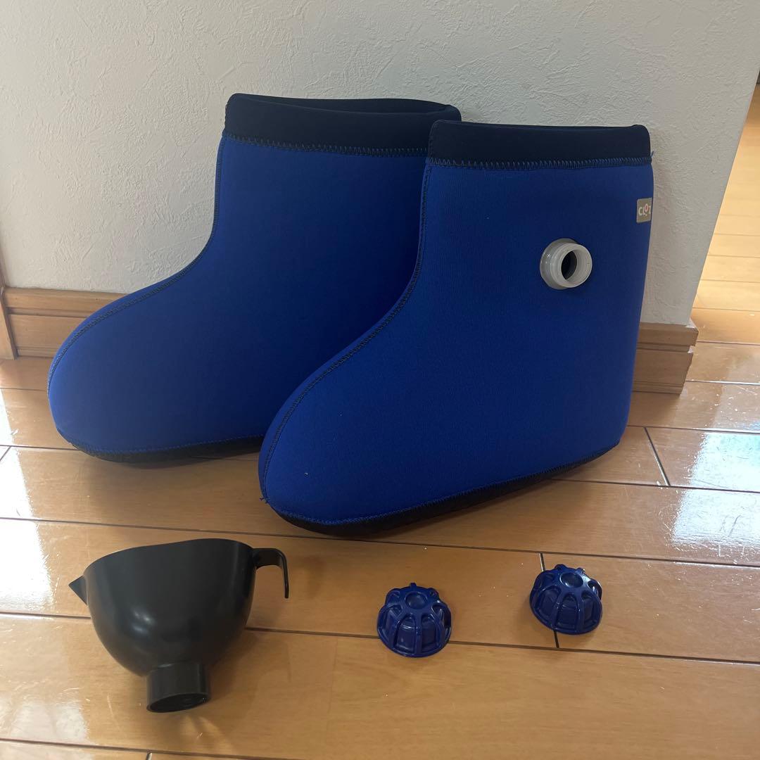 美品　クロッツ やわらか湯たんぽ 足用（ロング）タイプ　Mサイズ