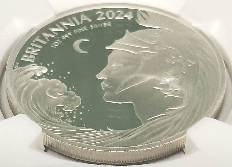 2024 ブリタニア 2ポンド プルーフ銀貨 NGC PF69UCFR