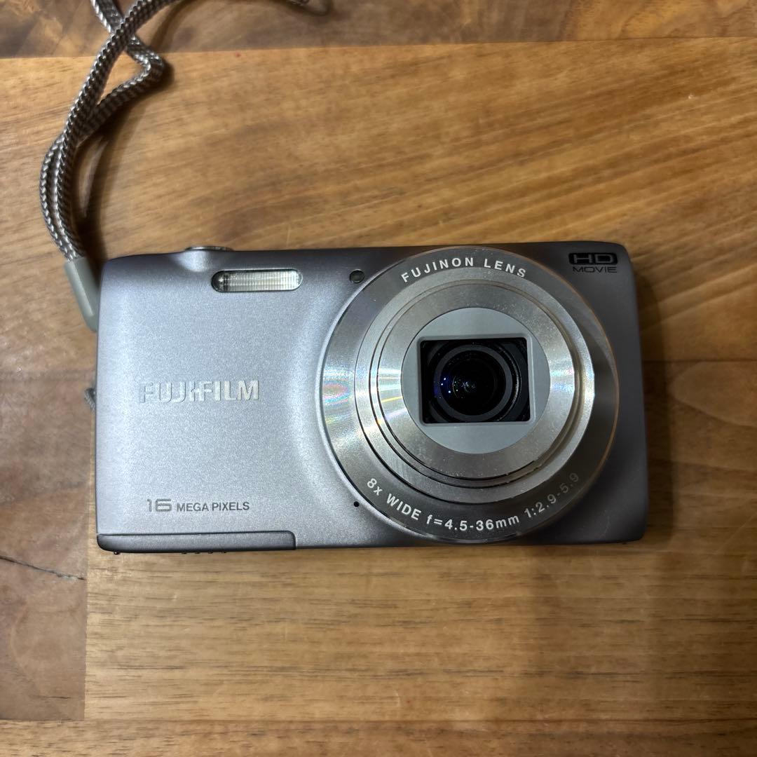①FinePix JZ250 1600万画素 付属品完備 デジカメ
