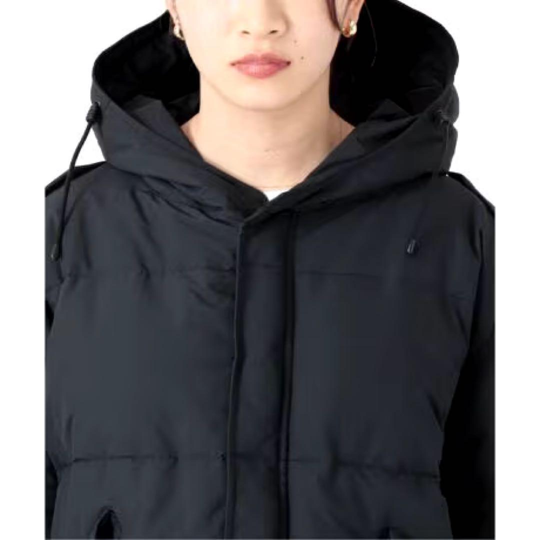 美品【STAMMBAUM】LESSAGE DOWN COAT ダウン　コート 黒