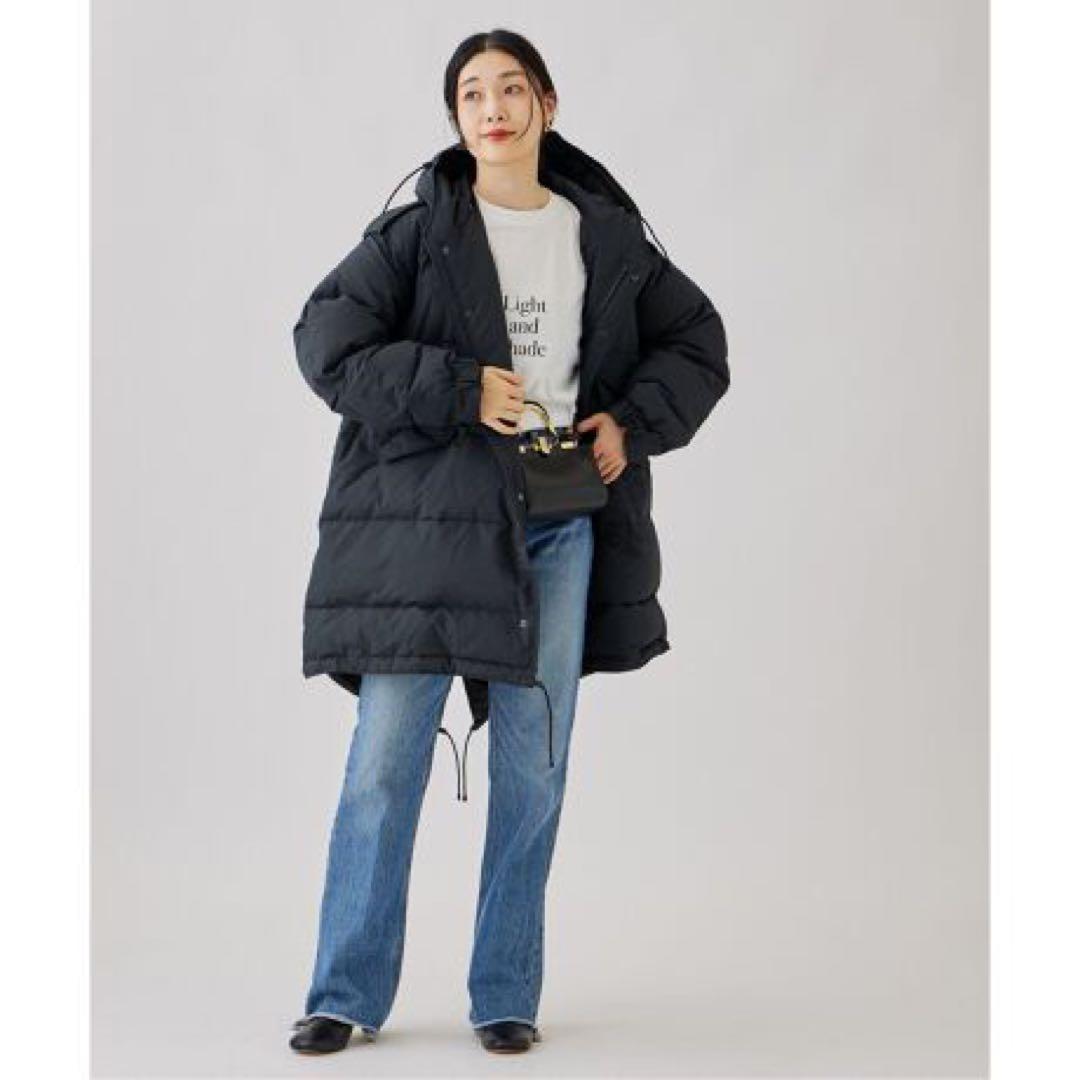 美品【STAMMBAUM】LESSAGE DOWN COAT ダウン　コート 黒