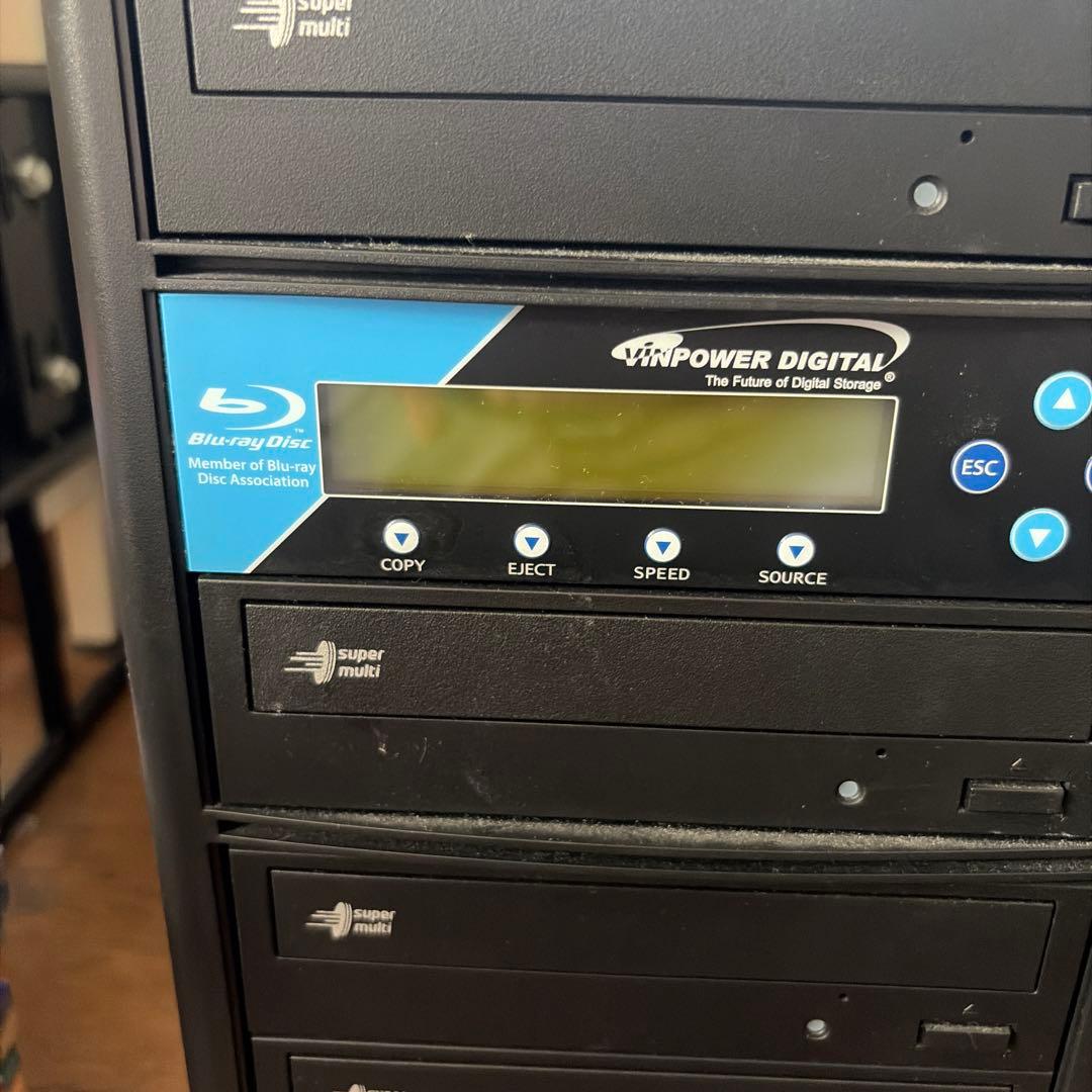 DVD /CD デュプリケーター　1:5【動作確認済み】