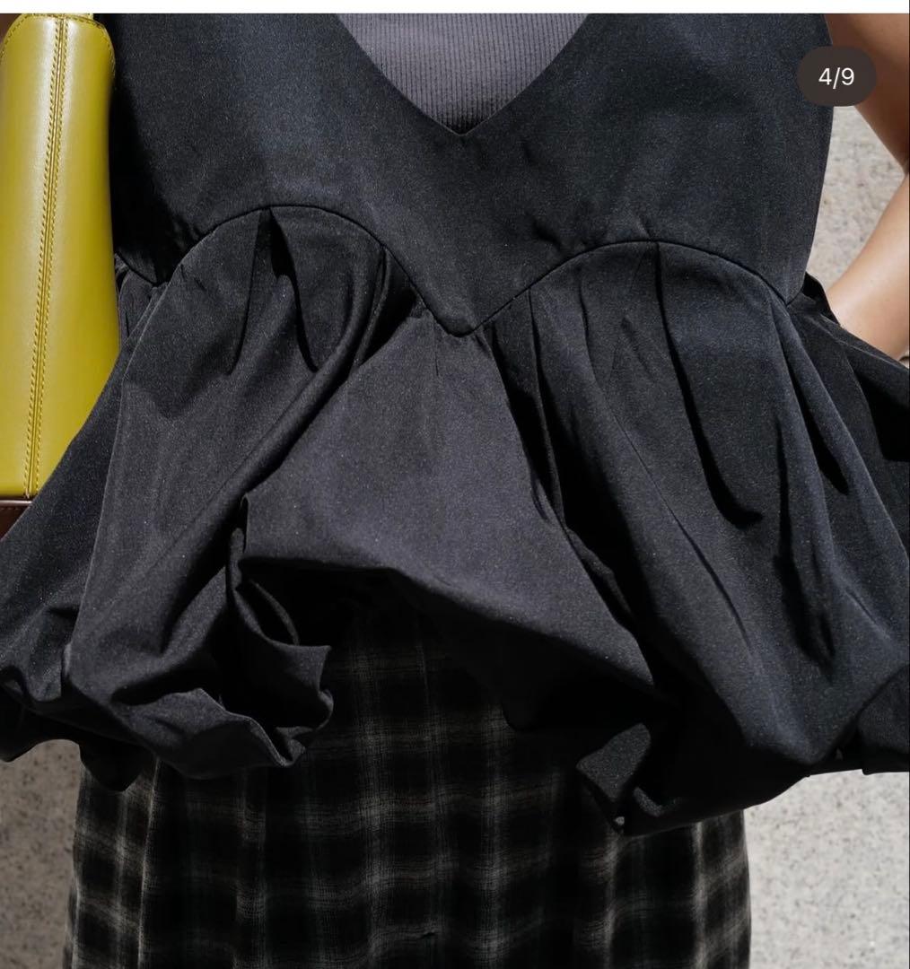 マチャット　ギャバジンフォルムトップス