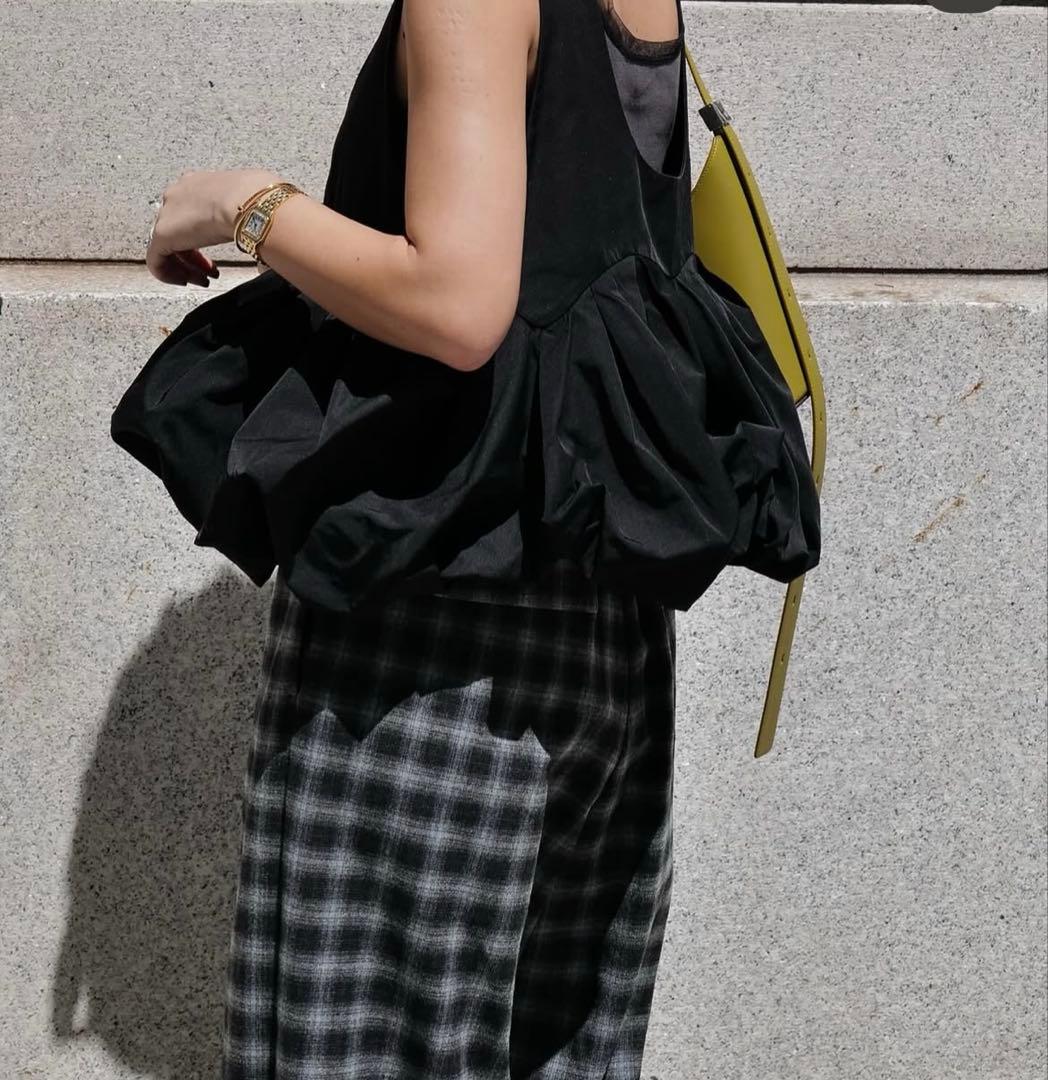 マチャット　ギャバジンフォルムトップス